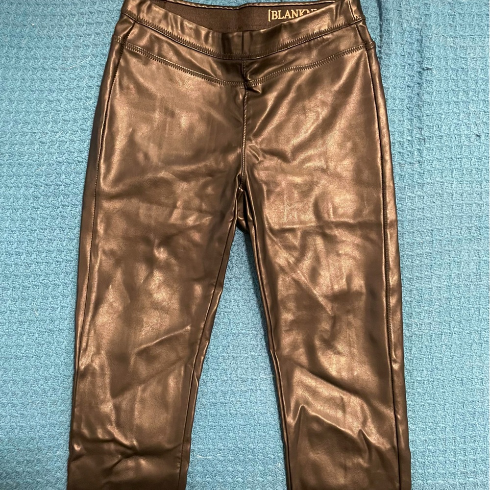 Blank NYC Black Size 25 Faux Leather Skinny Pants